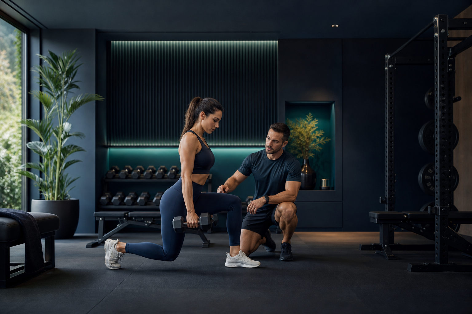 One-on-one personal training session at Fourth Space gym in Kingston